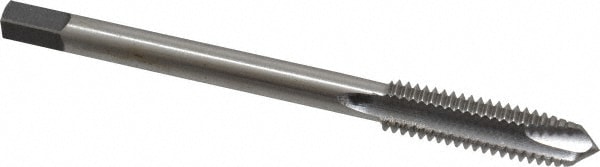 Extension Tap: 3/8-16, 3 Flutes, H3, Bright/Uncoated, High Speed Steel, Spiral Point