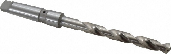 Taper Shank Drill Bit: 0.625" Dia, 3MT, 118 °, Cobalt
