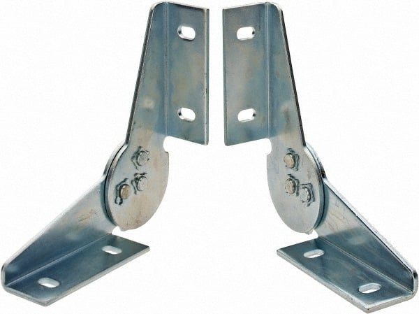 1.97 Inch Outside Height, Cable and Hose Carrier Steel Open Mounting Bracket Set