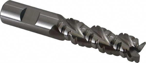 Corner Radius End Mill: 3/4" Dia, 2-1/2" LOC, 3 Flutes