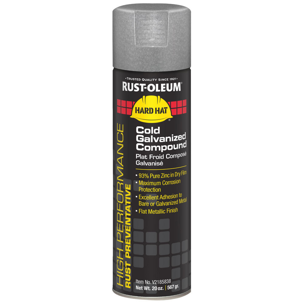 Rust-Oleum Rust Protector Spray Paint: Silver, 20 oz MSC Direct