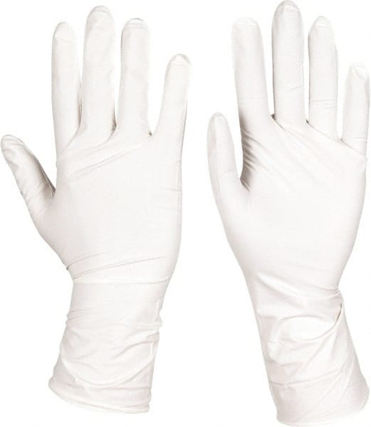 North CE412W/M Disposable Gloves: Size Medium, 4 mil, Nitrile 