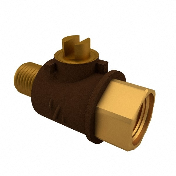 Manual Ball Valve: 1/4 x 1/8" Pipe