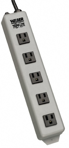 Power Outlet Strips; Amperage: 15 A; Amperage: 15 A; Voltage: 120 V; Number of Outlets: 5; Number Of Outlets: 5; Mounting Type: Free Hanging; Keyhole; Strip Length: 7.3800 in; Cord Length: 6 ft; Voltage: 120 V; Strip Length (Inch): 7.3800; Strip Length (m