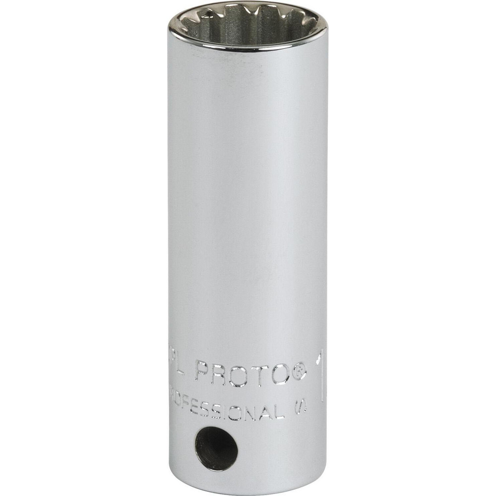 Spline Socket: 3/8" Drive, #16 Spline, 1/2" Hex - 12 Points