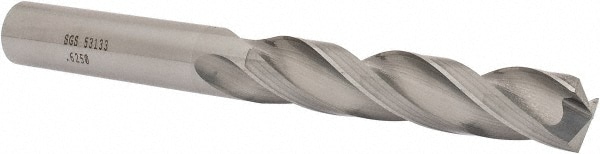 SGS 53133 Jobber Length Drill Bit: 0.625" Dia, 150 °, Solid Carbide Image