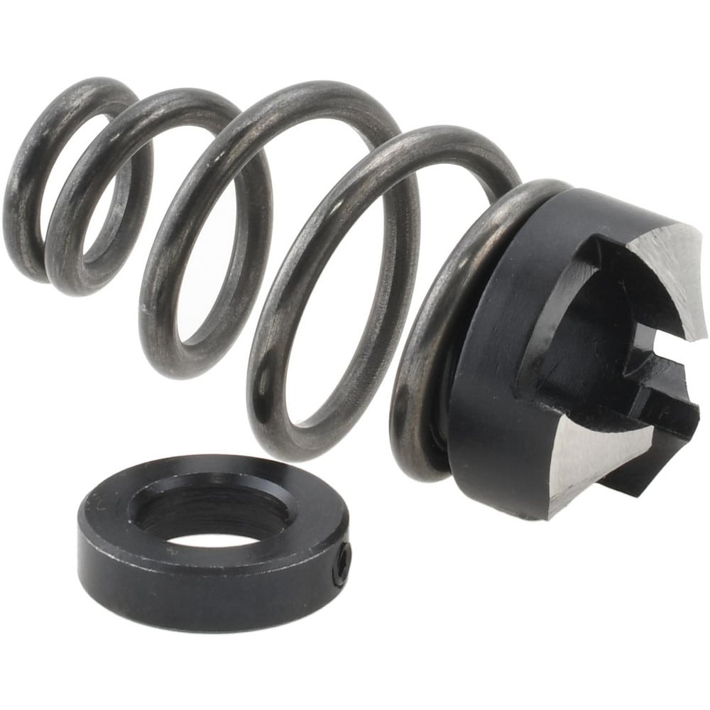 1/2" Tap Compatibility, 11/64" Collar Thickness, 1" Compressed Length, 3 Tap Flutes, Deburring Tap Attachment
