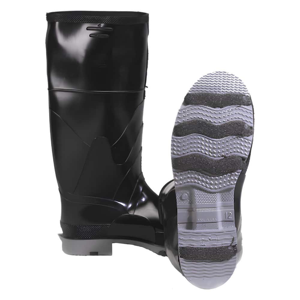 Work Boot: Size 9, 16" High, Polyurethane, Plain Toe