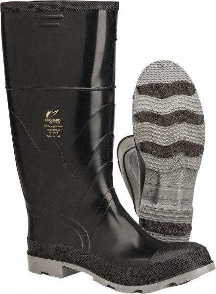 Work Boot: Size 11, 16" High, Polyurethane, Steel Toe