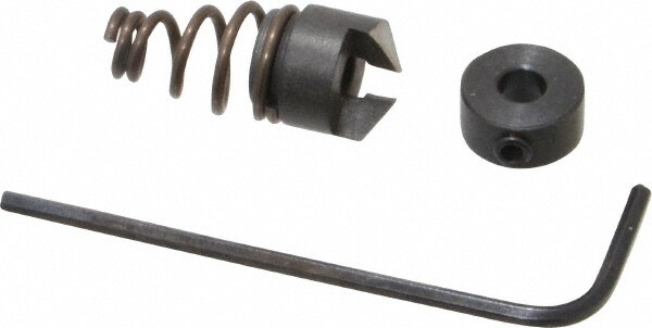 M3 Tap Compatibility, 4.3mm Collar Thickness, 55/64" Relaxed Length, 14.2mm Compressed Length, 2 Tap Flutes, Deburring Tap Attachment