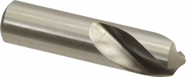 Spotting Drill: 1/2" Dia, 118 ° Point, 2" OAL, High Speed Steel