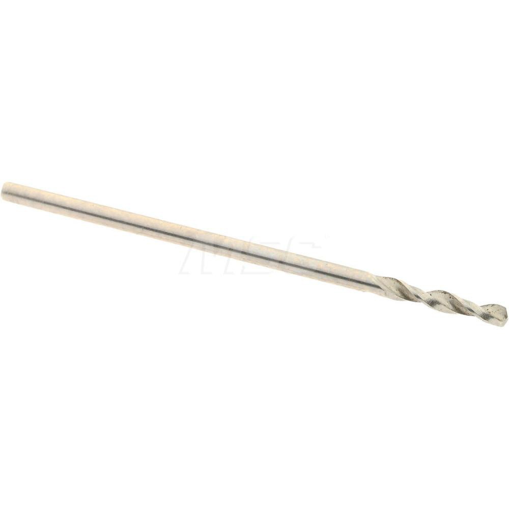 Screw Machine Length Drill Bit: 0.04" Dia, 130 °, Cobalt