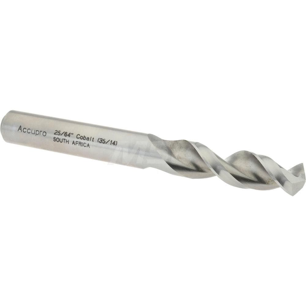 Accupro 1630992-AC Screw Machine Length Drill Bit: 0.3906" Dia, 130 °, Cobalt 