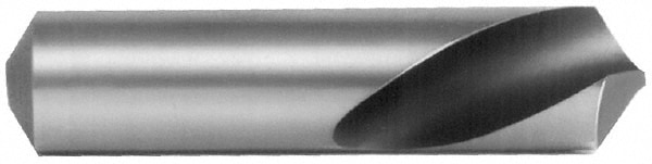 Spotting Drill: 0.4375" Dia, 118 ° Point, 2" OAL, High Speed Steel