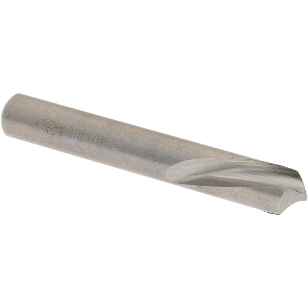 Spotting Drill: 3/16" Dia, 118 ° Point, 1-3/8" OAL, High Speed Steel