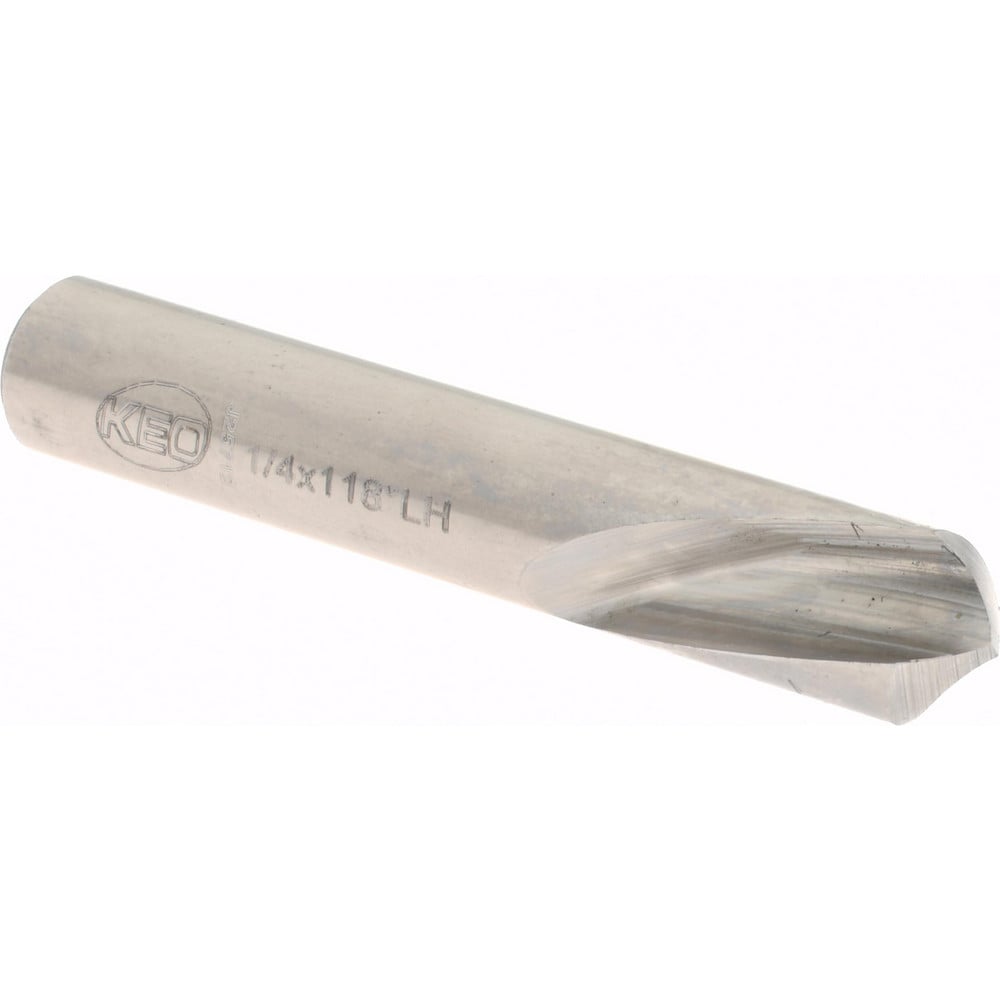 Spotting Drill: 1/4" Dia, 118 ° Point, 1-1/2" OAL, High Speed Steel