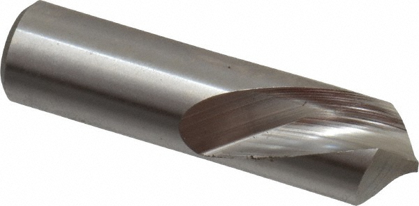 Spotting Drill: 1/2" Dia, 118 ° Point, 2" OAL, High Speed Steel