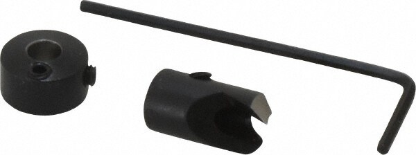 5/16" Cutter Diam, #19 Drill Combatibility, 1/4" Collar Thickness, Adjustable Depth Drill Countersink