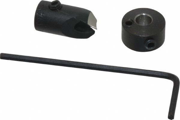 5/16" Cutter Diam, #20 Drill Combatibility, 1/4" Collar Thickness, Adjustable Depth Drill Countersink