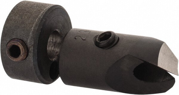 5/16" Cutter Diam, #23 Drill Combatibility, 1/4" Collar Thickness, Adjustable Depth Drill Countersink