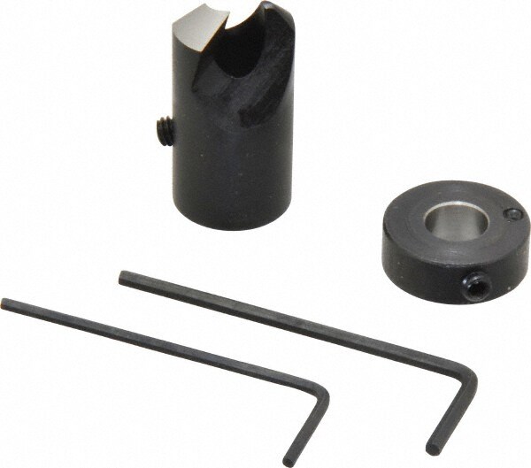 5/8" Cutter Diam, Letter O Drill Compatibility, 5/16" Collar Thickness, Adjustable Depth Drill Countersink