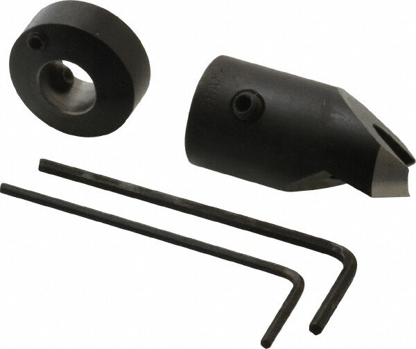 5/8" Cutter Diam, Letter Q Drill Compatibility, 5/16" Collar Thickness, Adjustable Depth Drill Countersink
