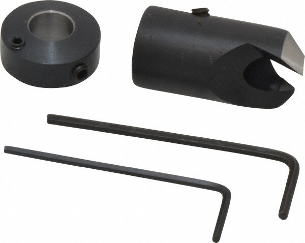 5/8" Cutter Diam, 21/64" Drill Compatibility, 5/16" Collar Thickness, Adjustable Depth Drill Countersink
