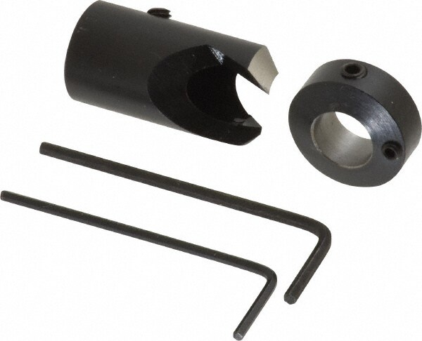 5/8" Cutter Diam, 3/8" Drill Compatibility, 5/16" Collar Thickness, Adjustable Depth Drill Countersink