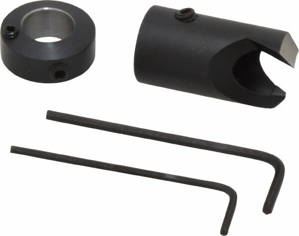 5/8" Cutter Diam, 13/32" Drill Compatibility, 5/16" Collar Thickness, Adjustable Depth Drill Countersink