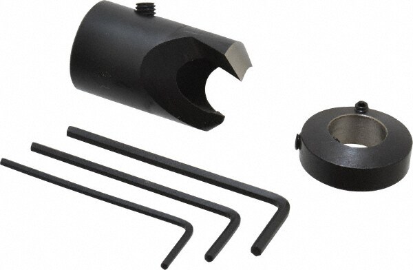 13/16" Cutter Diam, 31/64" Drill Compatibility, 5/16" Collar Thickness, Adjustable Depth Drill Countersink