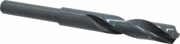 Reduced Shank Drill Bit: 41/64'' Dia, 1/2'' Shank Dia, 118 °, High Speed Steel