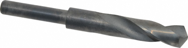 Value Collection 1340470 Reduced Shank Drill Bit: 47/64 Dia, 1/2 Shank Dia, 118 0, High Speed Steel Image