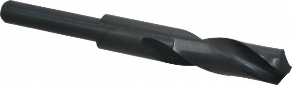 Reduced Shank Drill Bit: 3/4'' Dia, 1/2'' Shank Dia, 118 °, High Speed Steel