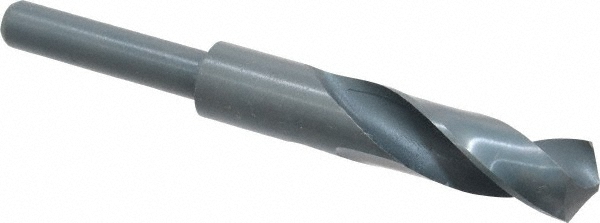 Reduced Shank Drill Bit: 25/32'' Dia, 1/2'' Shank Dia, 118 °, High Speed Steel