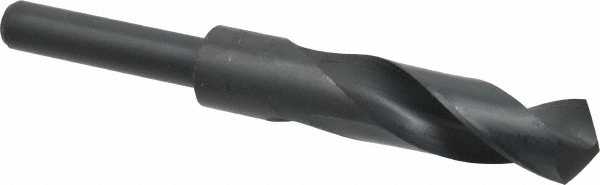 Reduced Shank Drill Bit: 13/16'' Dia, 1/2'' Shank Dia, 118 °, High Speed Steel