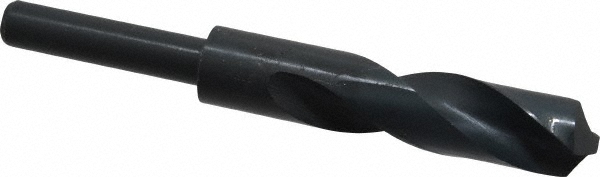 Value Collection 1340538 Reduced Shank Drill Bit: 53/64 Dia, 1/2 Shank Dia, 118 0, High Speed Steel Image