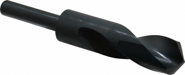 Value Collection 1341015 Reduced Shank Drill Bit: 1-1/64 Dia, 1/2 Shank Dia, 118 0, High Speed Steel Image
