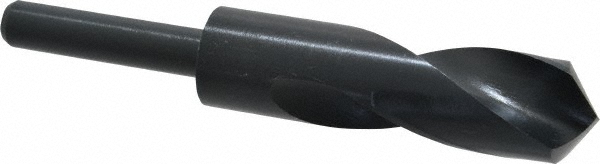 Reduced Shank Drill Bit: 1-1/32'' Dia, 1/2'' Shank Dia, 118 °, High Speed Steel
