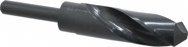 Value Collection 1341056 Reduced Shank Drill Bit: 1-5/64 Dia, 1/2 Shank Dia, 118 0, High Speed Steel Image