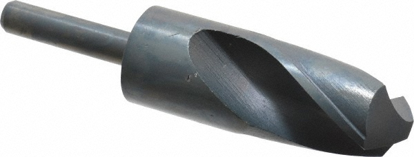 Reduced Shank Drill Bit: 1-7/16'' Dia, 1/2'' Shank Dia, 118 °, High Speed Steel