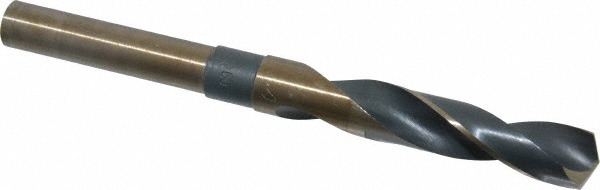 Value Collection 1343383 Reduced Shank Drill Bit: 19/32 Dia, 1/2 Shank Dia, 118 0, Cobalt Image