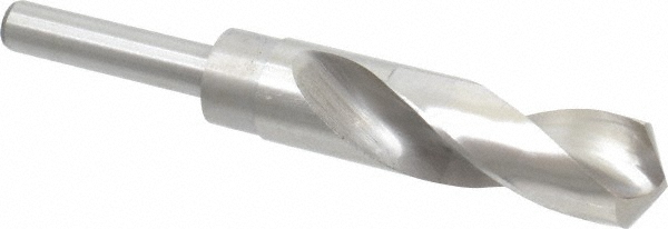 Reduced Shank Drill Bit: 31/32'' Dia, 1/2'' Shank Dia, 118 °, Cobalt