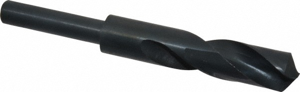 Reduced Shank Drill Bit: 0.8071'' Dia, 1/2'' Shank Dia, 118 °, High Speed Steel