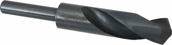 Reduced Shank Drill Bit: 0.935'' Dia, 1/2'' Shank Dia, 118 °, High Speed Steel