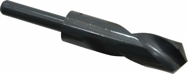 Reduced Shank Drill Bit: 1.0236'' Dia, 1/2'' Shank Dia, 118 °, High Speed Steel