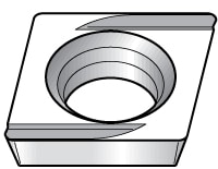 Turning Insert: CDHH12061L KC5025, Solid Carbide