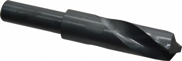 Reduced Shank Drill Bit: 1-1/32'' Dia, 3/4'' Shank Dia, 118 °, High Speed Steel
