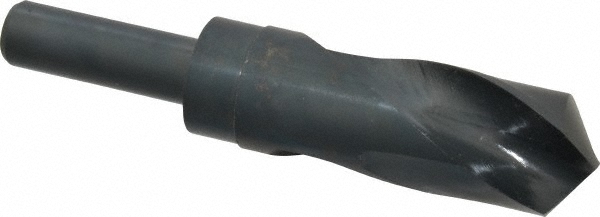 Reduced Shank Drill Bit: 1-3/8'' Dia, 3/4'' Shank Dia, 118 °, High Speed Steel
