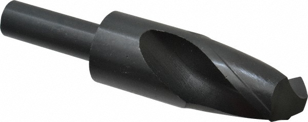 Reduced Shank Drill Bit: 1-7/16'' Dia, 3/4'' Shank Dia, 118 °, High Speed Steel