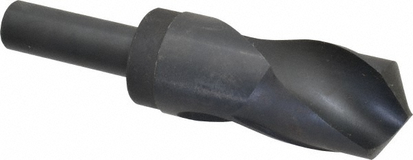 Reduced Shank Drill Bit: 1-1/2'' Dia, 3/4'' Shank Dia, 118 °, High Speed Steel